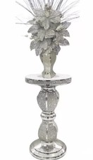 Silver Table And Vase With