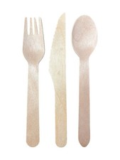 Wooden Cutlery Set Disposable