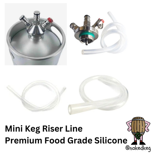 Mini keg dip tube silicone - dip,
