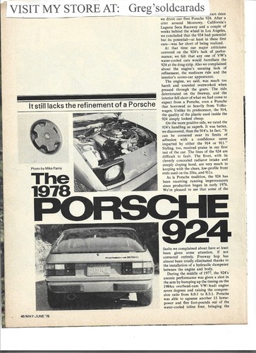 Original 1978 porsche - original,