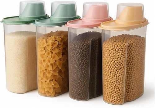4pcs cereal storage - 4pcs,