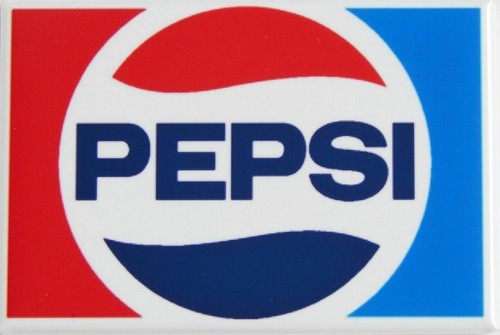 Pepsi logo magnet - magnet, 2"x3"