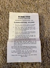 vintage subbuteo table soccer