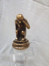 Brass Monkey Car Mascot Hood Ornament