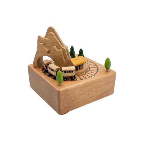 Wooden music box decorative - music,