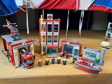 LEGO CITY FIRE STATION BUNDLE 60110 60213 60214 Not Complete