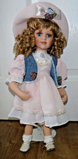 Exquisite The Knightsbridge Collection Porcelain Doll - Leanne ~ Very Good