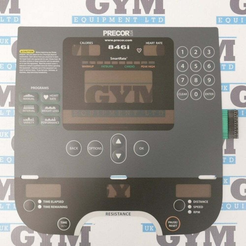Precor 846i keyboard - precor,