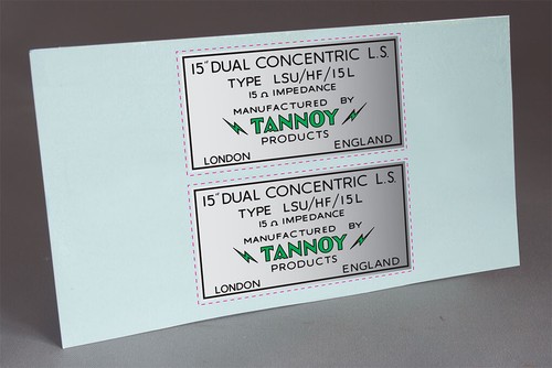 Pre cut tannoy dual - pre,