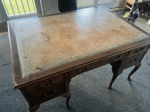 Vintage leather topped - vintage,