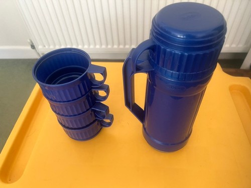 Vintage thermos flask large - flask,