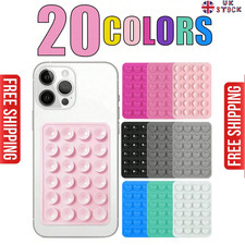 Double Side Silicon Suction Pad Mobile Phone Case Fixture Sticky Grip Band