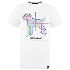 One True Saxon Station Short Sleeve Crew Neck Mens White T-Shirt SX2A123224WHTST