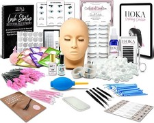 mcwdoit Lash Eyelash Extension Kit, Professional Mannequin Head Training For Beg