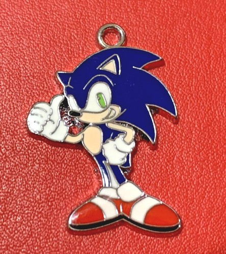 Sonic charms pendants enamel - sonic,
