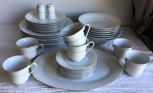 Fine china white - lace, dinner