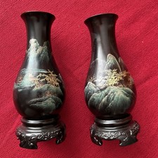 Vintage Pair Oriental Scenic