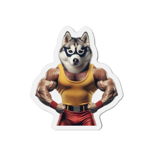 Die cut fridge - die-cut, husky