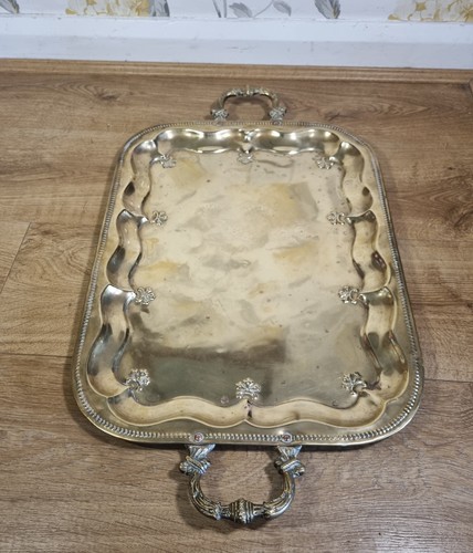 Large vintage ornate brass - large,