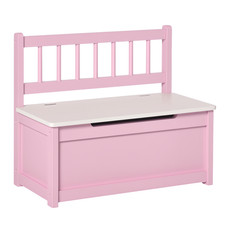 2 In 1 Wooden Toy Box, Kids