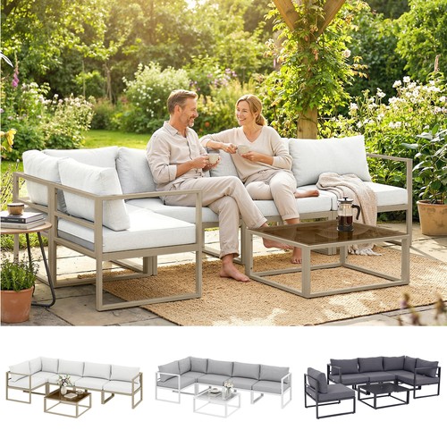 Seater aluminium garden - 5,