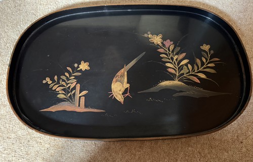 Japanese lacquer tray - , (obon)