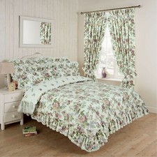 Vantona Victoria Duvet Set, Bedspread & Curtains - Sold Separately