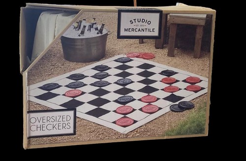 Giant checkers set game - set, 3