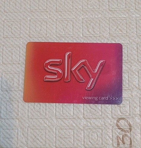 Sky viewing card red - -, (north