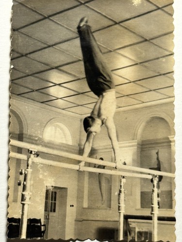 1950s soviet gymnast handstand - 1950s,