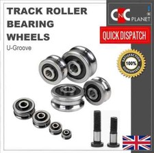 Track Linear Shaft Roller Bearing U Groove Steel Wheel Metal Pulley Sliding guid