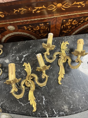 Antique french pair solid - of,
