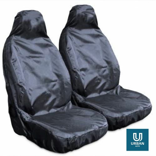 Seat covers front - front, black