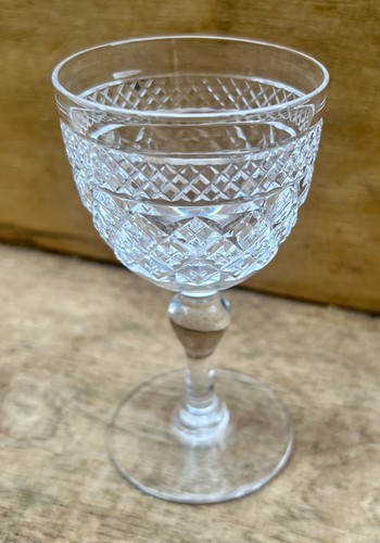 Tudor cut crystal sherry wine - cut, sherry/wine
