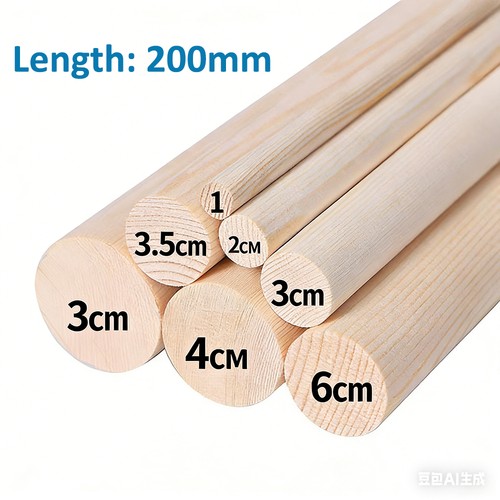 Hardwood dowels 60mm dia - 6-60mm,