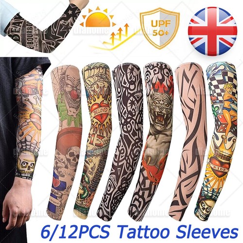 12pcs temporary tattoo - temporary, sleeve