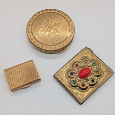 Job Lot 3 Vintage Compacts inc