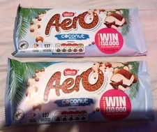 2 AERO COCONUT CHOCOLATE BARS