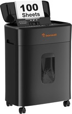 Paper Shredder Heavy Duty 100 Sheets Micro Cut/Credit Card 16L Pullout Bin 60min