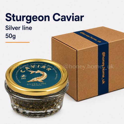 Sturgeon caviar silver line - sturgeon,