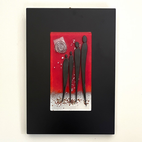 Fused glass wall art - wall,