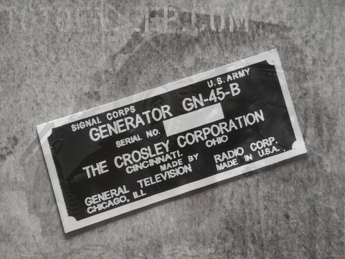 Label plate - plate,