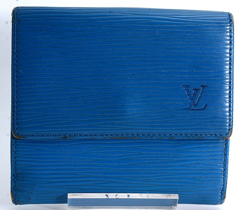 Louis vuitton epi fold - louis, bi-fold