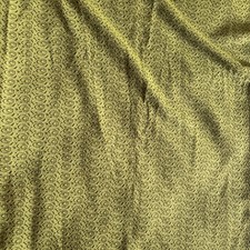 Retro Material Fabric 60s/70s Vintage Green Stretchy Polyester Approx 220 X 90cm