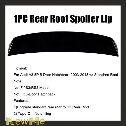 Gloss black rear - rear, roof