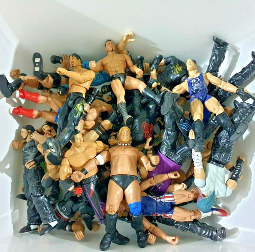 Various wrestling figures wwe - wrestling,