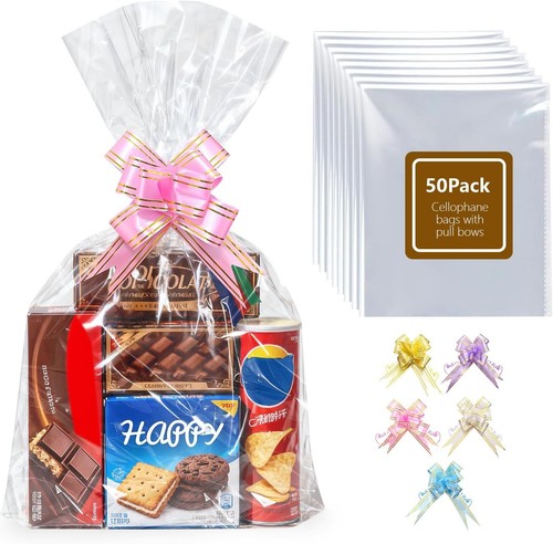 Pack clear cellophane bags - 50,