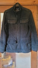 Next Signature Italian Moleskin Navy Jacket Size Medium,Used - In Good Condition
