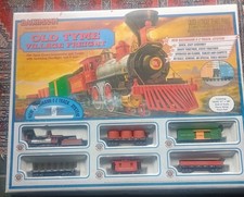 Bachmann #0604 Old Tyme Village Freight Train Set w/Everything Shown - Used