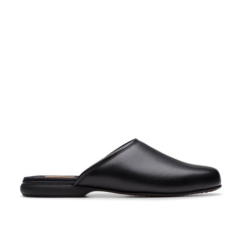 Clarks mens harston mule - mule, black